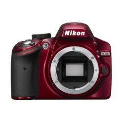 Nikon D3200 DSLR Camera (Red)