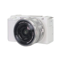 Sony ZV-E10 Mirrorless Camera with 16-50mm f/3.5-5.6 (White)