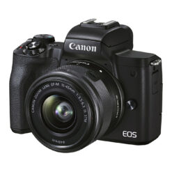 Canon EOS M50 Mark II Mirrorless Camera with 15-45mm Lens (Black)
