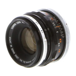 Canon 50mm F/1.8 Breech Lock FL Mount Lens (AS-IS)