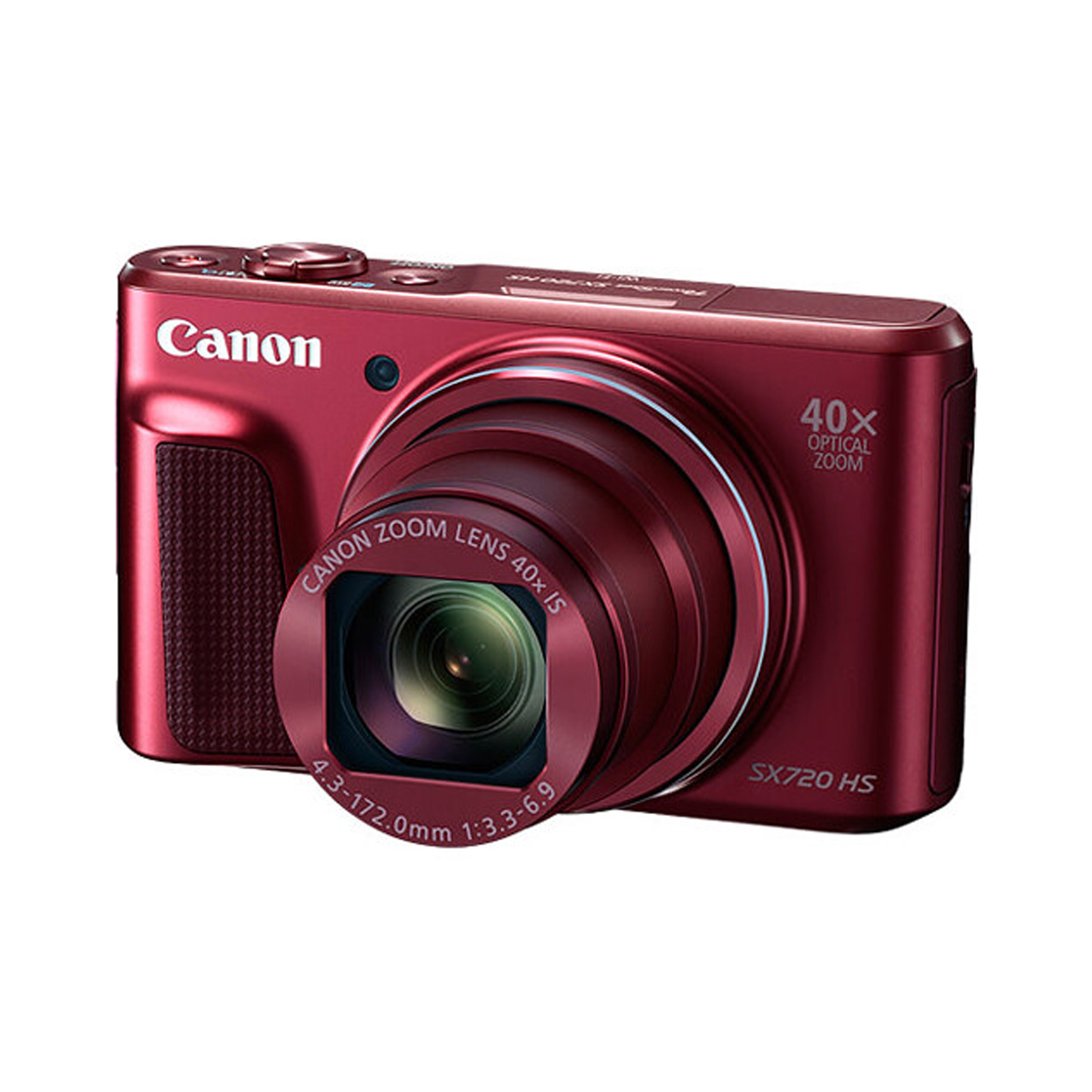Canon PowerShot SX720 HS Digital Camera (Red)