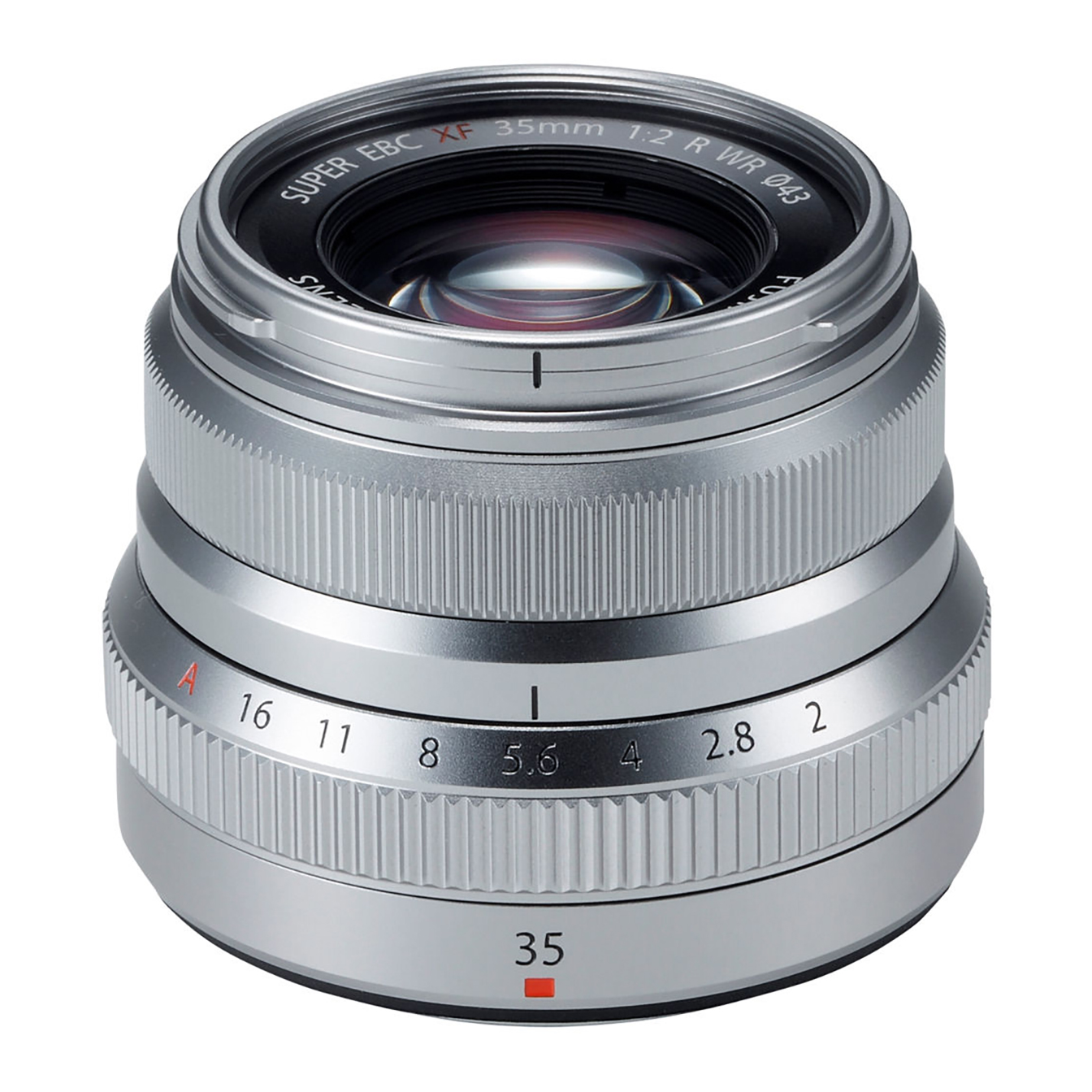 FUJIFILM XF 35mm f/2 R WR Lens (Silver)