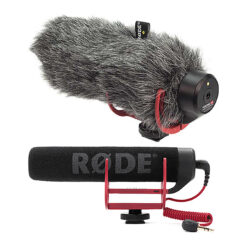 RODE VideoMic GO Camera-Mount Shotgun Microphone Kit with DeadCat GO Windshield