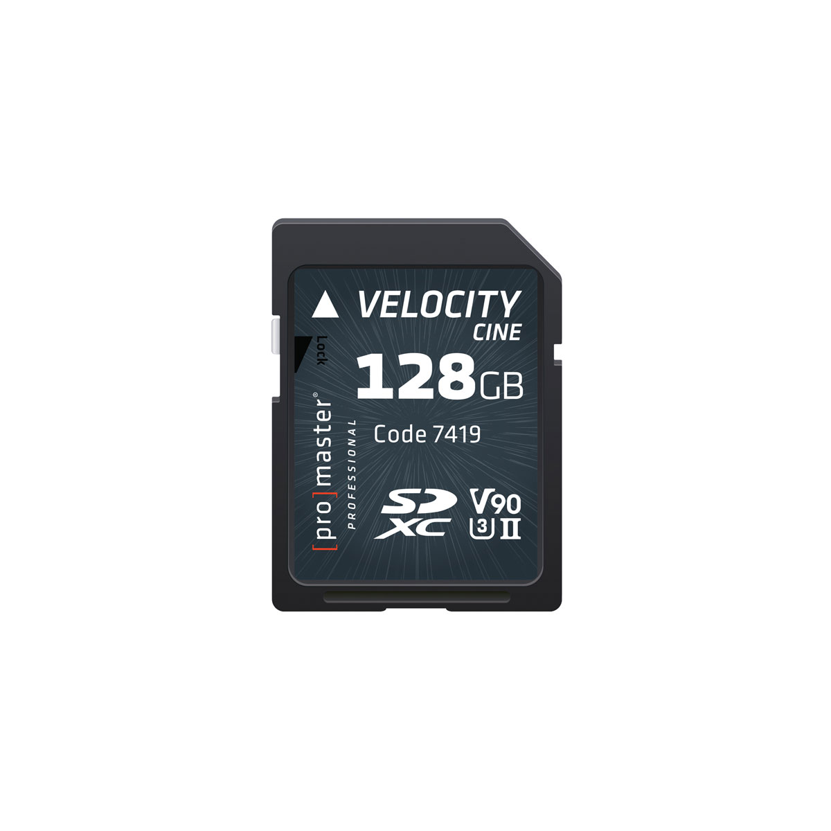 ProMaster SDXC 128GB Velocity CINE UHS-II V90 Memory Card