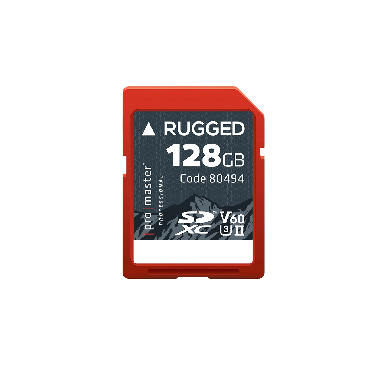 ProMaster 128GB Rugged SDXC UHS-II V60 Memory Card