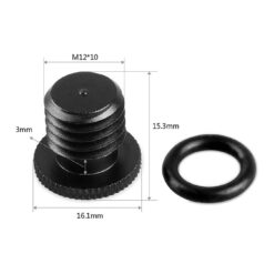 Alternative view of SmallRig 15mm Rod Cap (M12, 4-Pack)