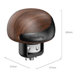 Alternative view of SmallRig Mini Wooden Side Handle with 1/4"-20 Screw Mount