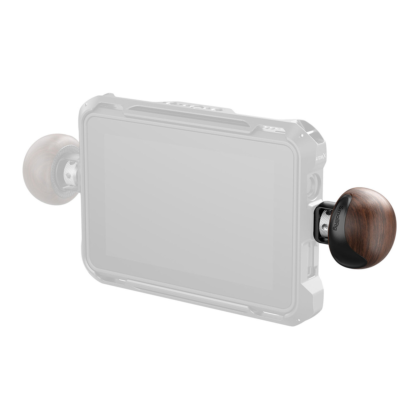 SmallRig Mini Wooden Side Handle with 1/4"-20 Screw Mount - Image 6