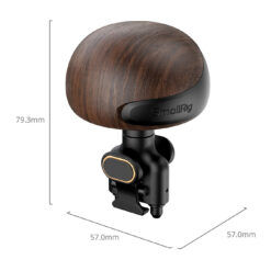 Alternative view of SmallRig Mini Wooden Side Handle with H11 Quick Release Mount