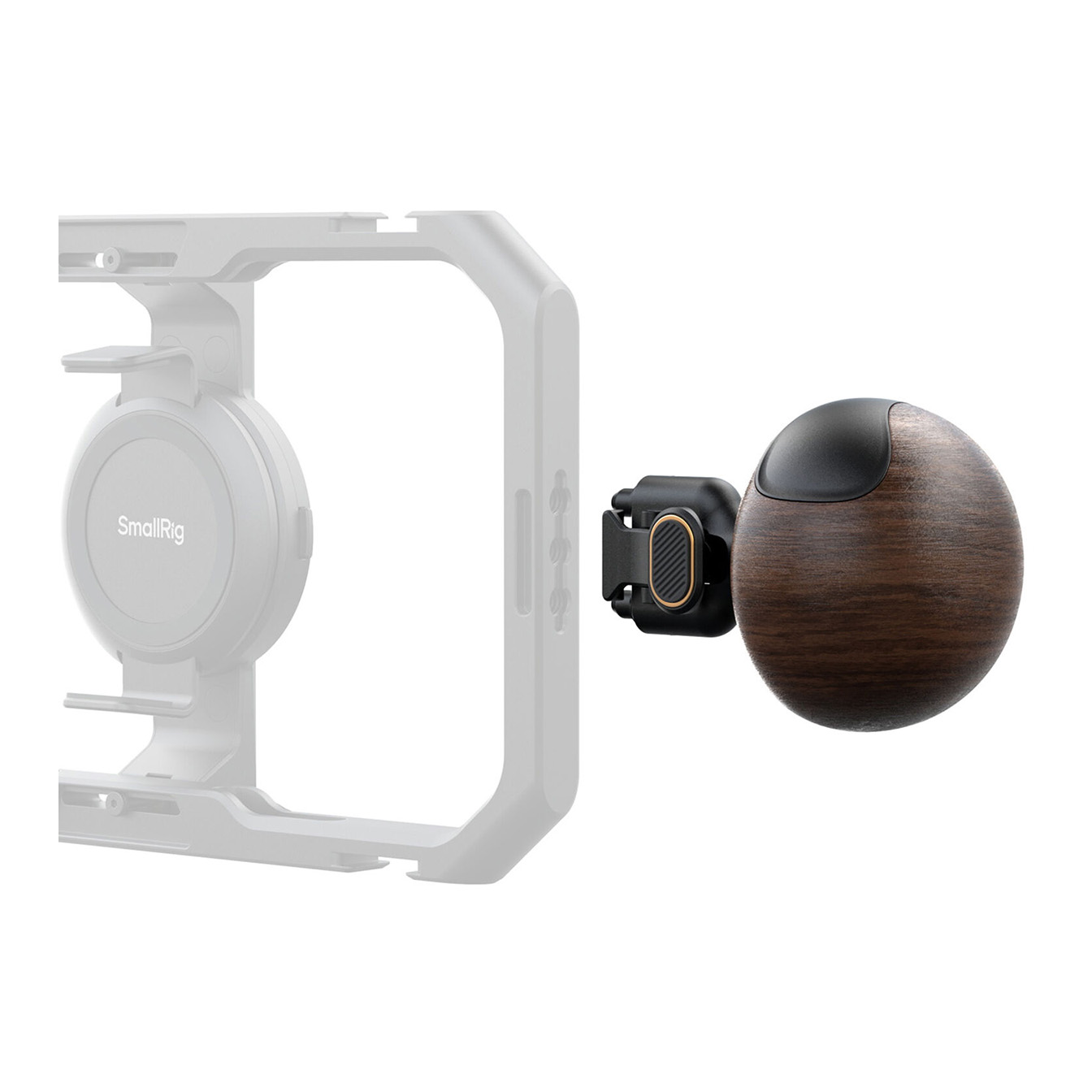 SmallRig Mini Wooden Side Handle with H11 Quick Release Mount - Image 5