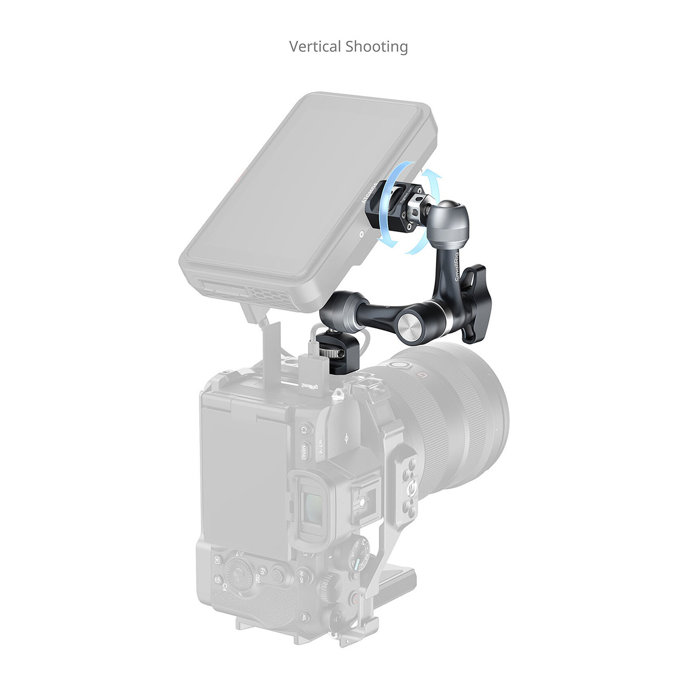 SmallRig Magic Arm Support with 1/4"-20 Locating Screws (7.9") - Image 5