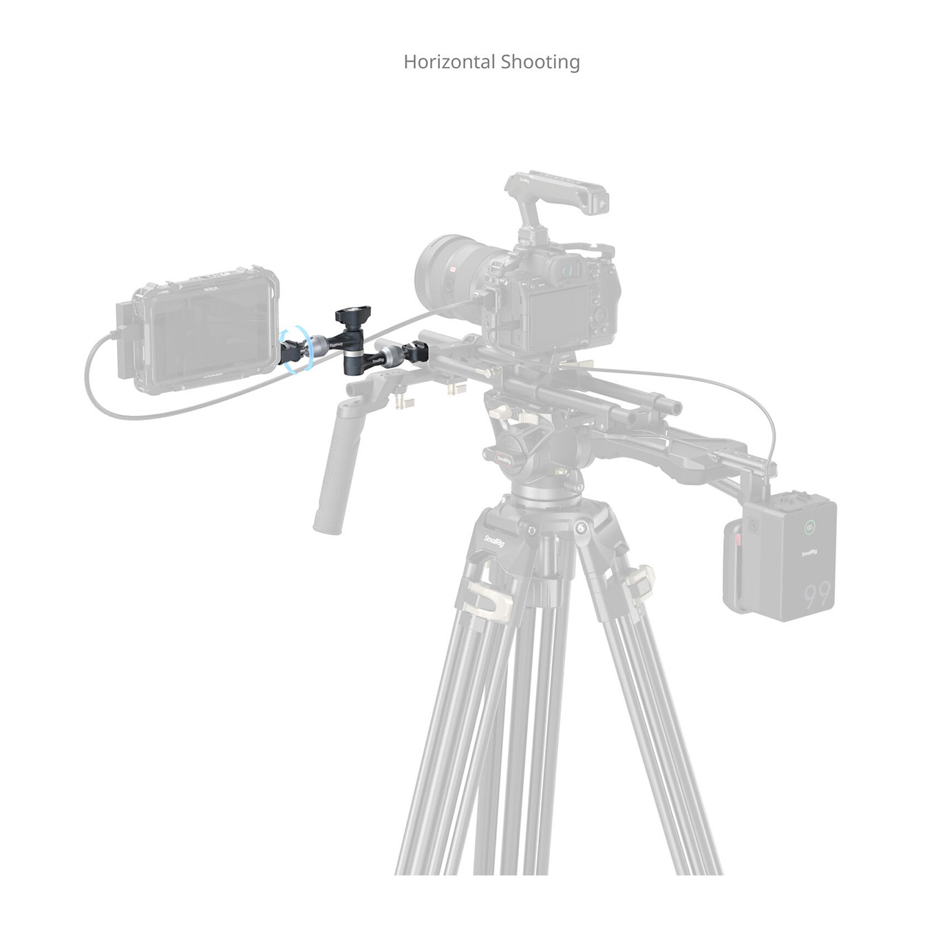 SmallRig Magic Arm Support with 1/4"-20 Locating Screws (7.9") - Image 6
