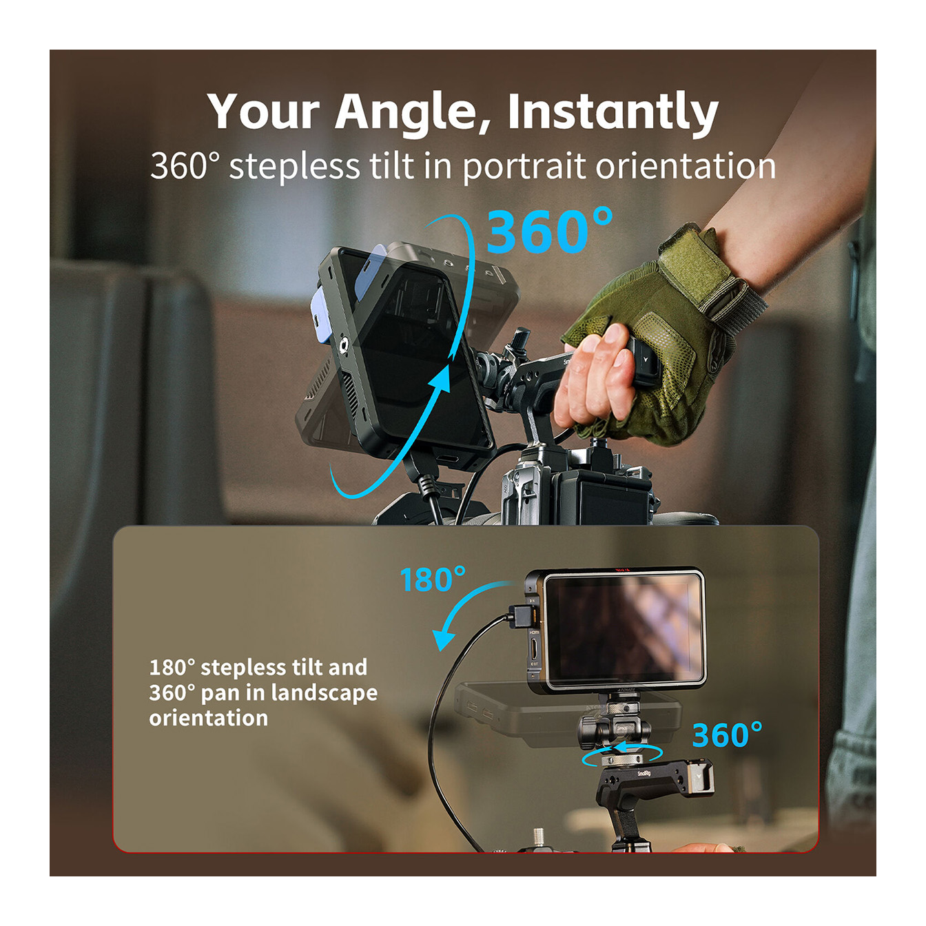 SmallRig Magic Arm Support with 1/4"-20 Locating Screws (7.9") - Image 17