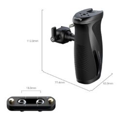 Alternative view of SmallRig Rotating Side Handle with NATO Clamp