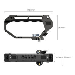 Alternative view of SmallRig D-Style Top Handle with NATO Clamp