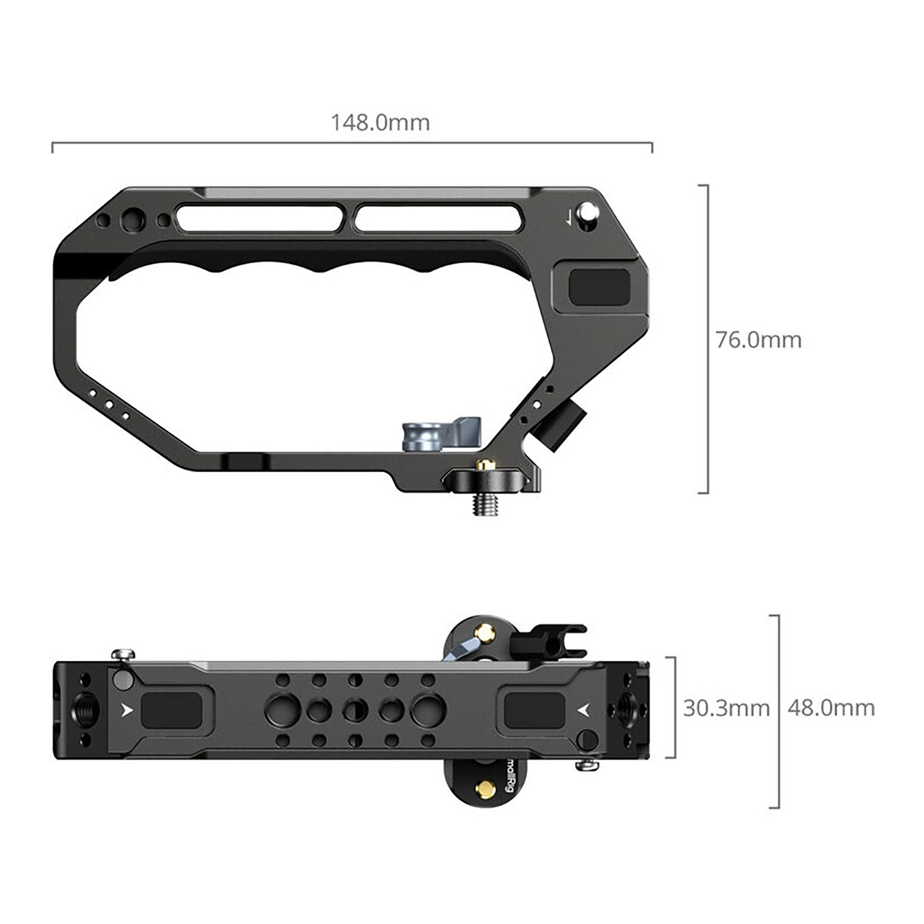 SmallRig D-Style Top Handle with NATO Clamp - Image 2