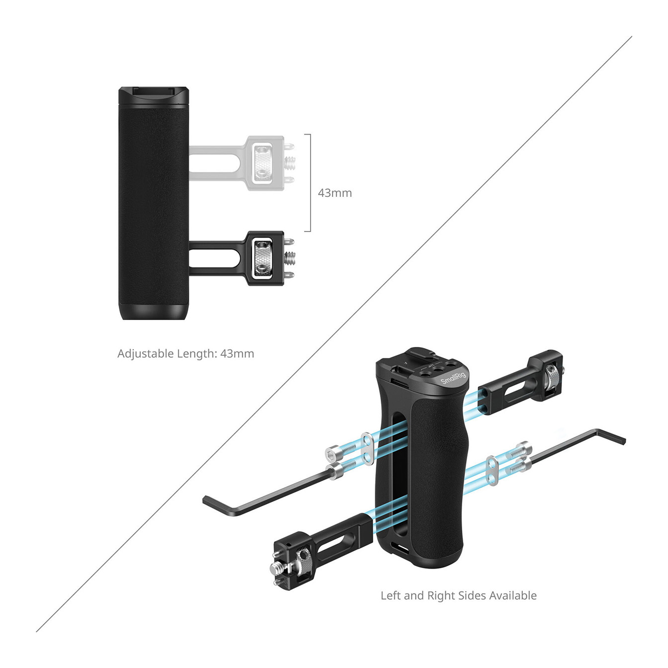 SmallRig HawkLock H21 Side Handle with 1/4"-20 Locating Screw - Image 5