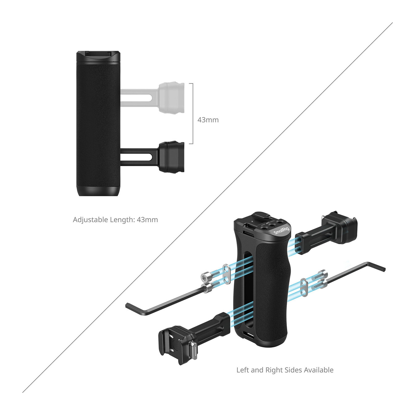SmallRig HawkLock H21 Side Handle with NATO Clamp - Image 5