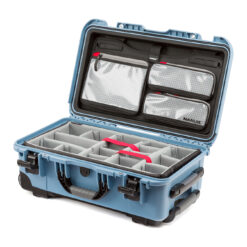 Nanuk 935 Wheeled Waterproof Hard Case + Padded Dividers & Lid Organizer (Blue)