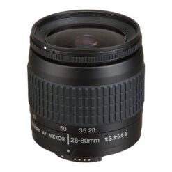 Nikon Zoom Wide Angle-Telephoto AF Nikkor 28-80mm f/3.3-5.6G Autofocus Lens