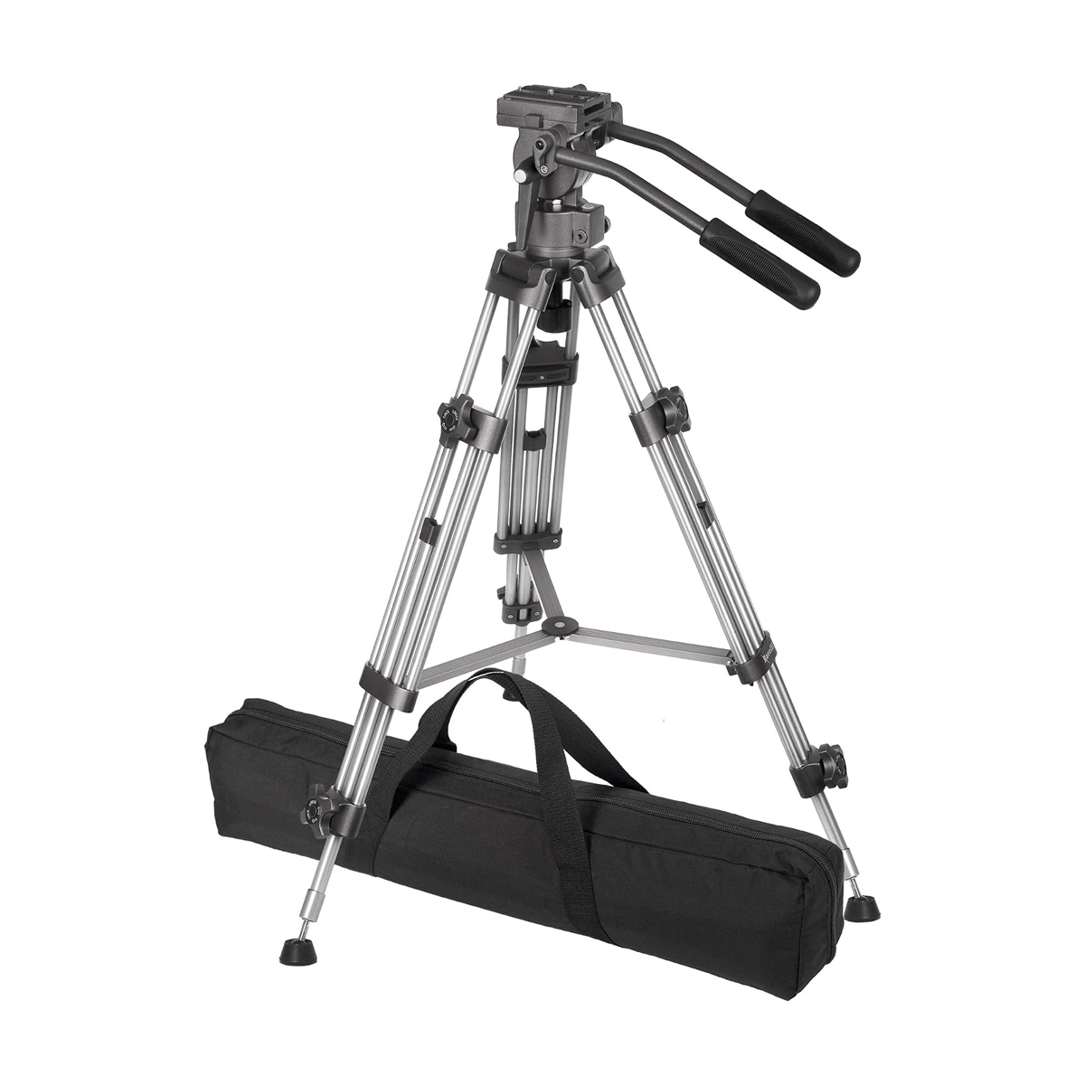 Ravelli Professional 55" 65mm Video Camera Tripod with Fluid Drag Head