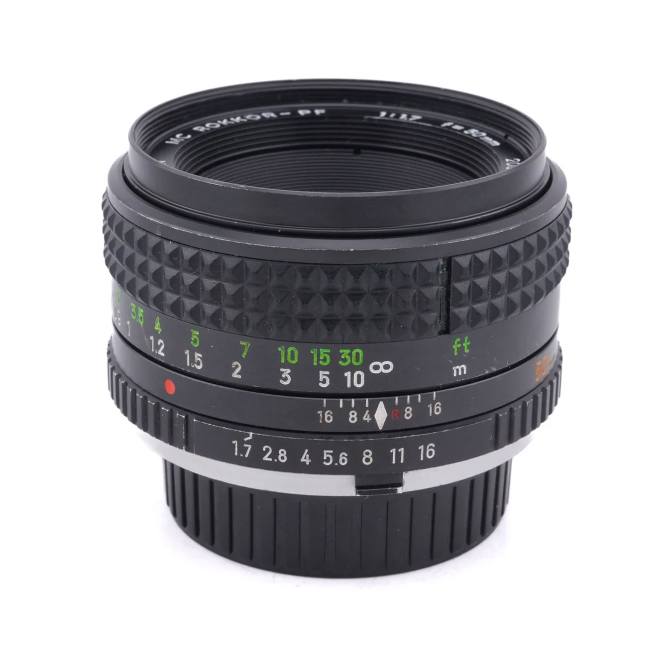 Minolta 50mm f1.7 MC Rokkor-PF Lens
