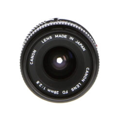 Canon Wide Angle 28mm f/2.8 FD Manual Focus Lens