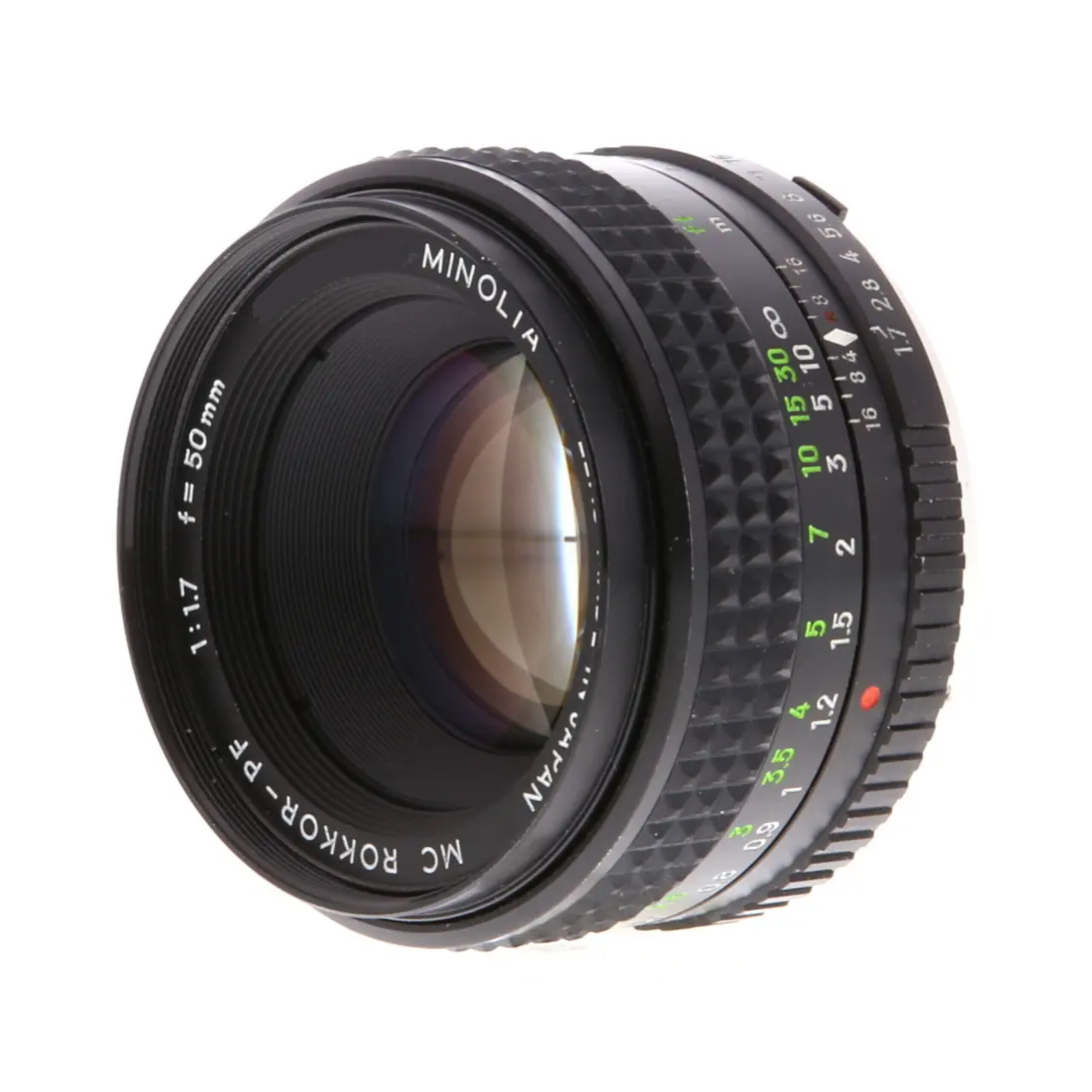 Minolta 50mm F/1.7 Rokkor-PF MC Mount Manual Focus Lens