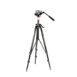 Manfrotto 475B Tripod Legs with 502 Fluid Video Head