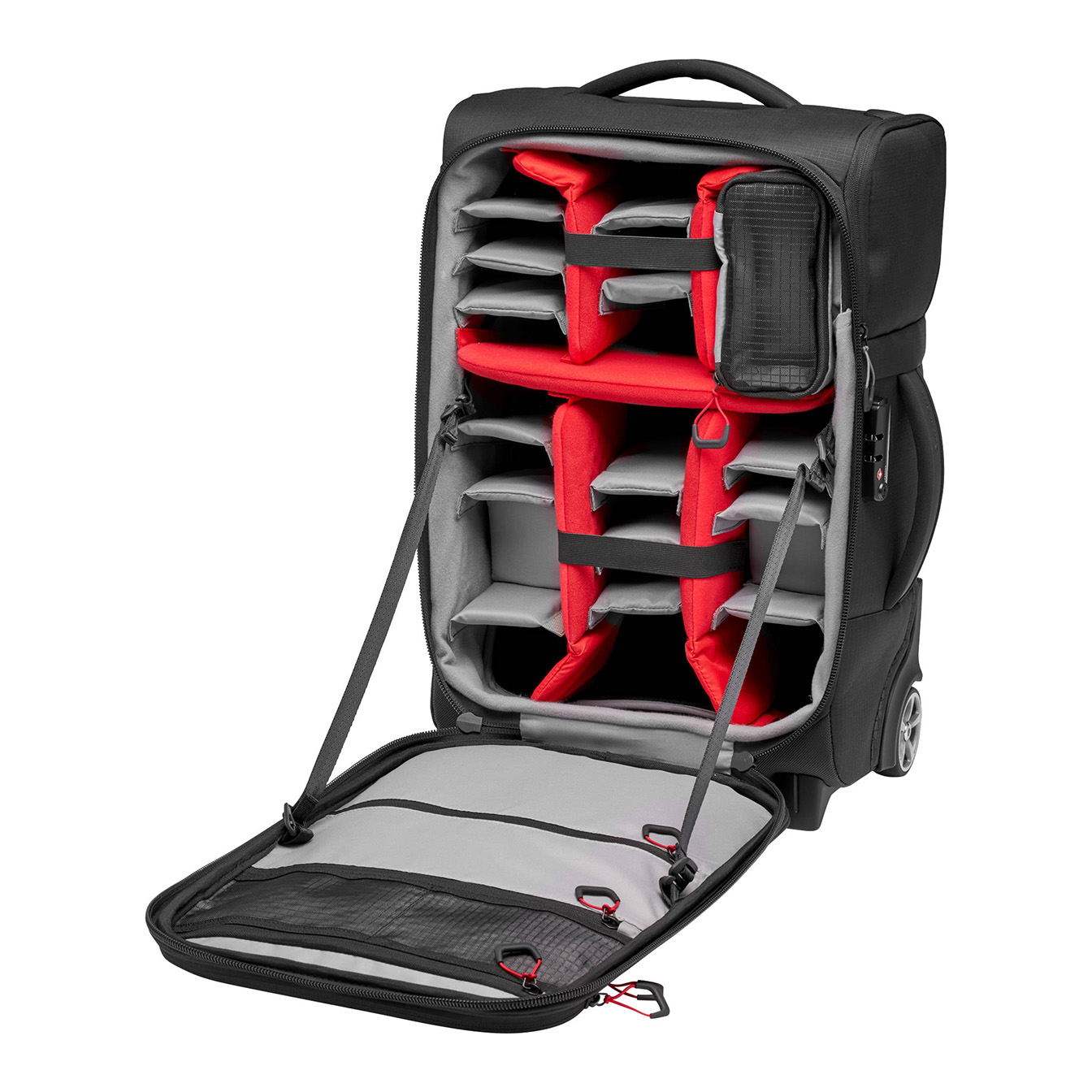 Manfrotto Pro Light Reloader Air-55 Carry-On Camera Roller Bag (Black) - Image 3
