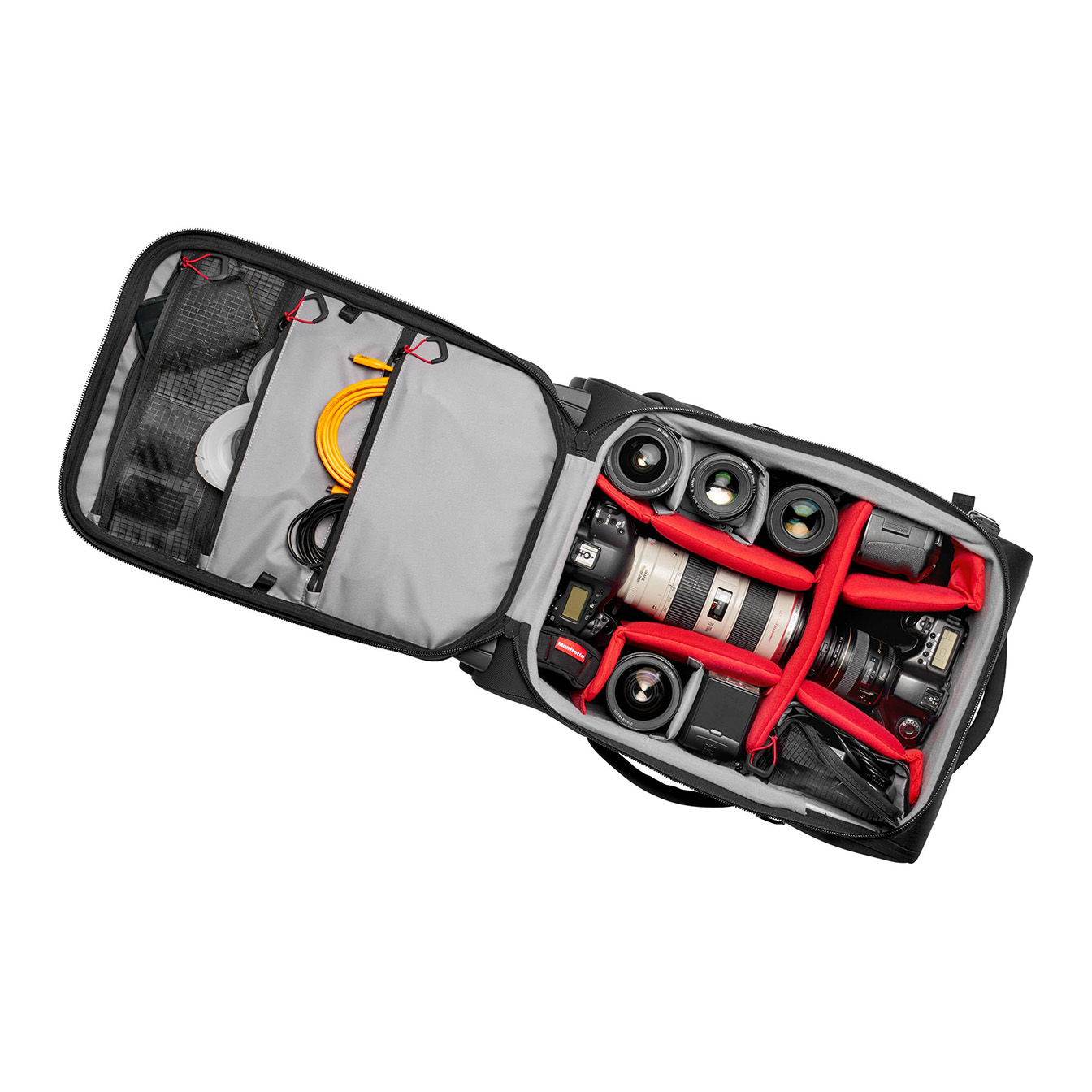 Manfrotto Pro Light Reloader Air-55 Carry-On Camera Roller Bag (Black) - Image 5