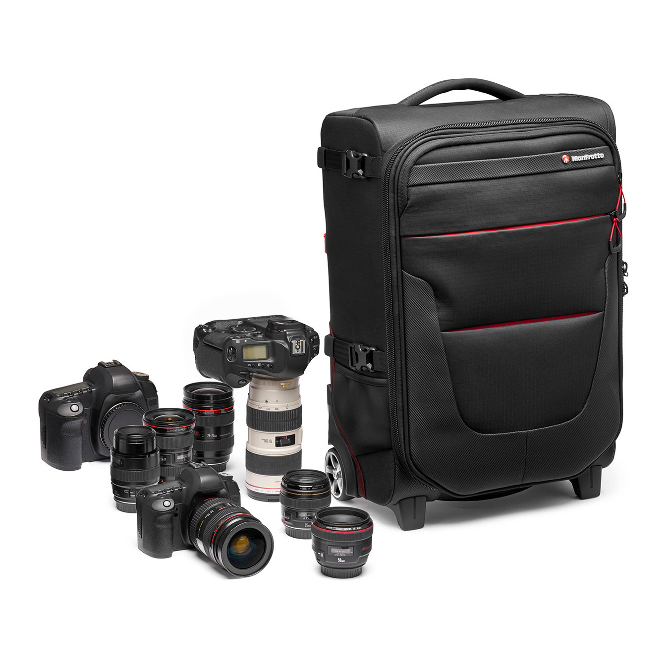 Manfrotto Pro Light Reloader Air-55 Carry-On Camera Roller Bag (Black) - Image 14