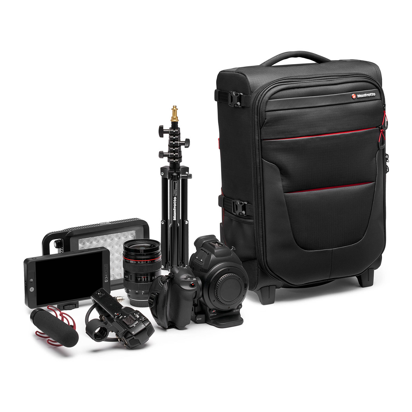 Manfrotto Pro Light Reloader Air-55 Carry-On Camera Roller Bag (Black) - Image 15