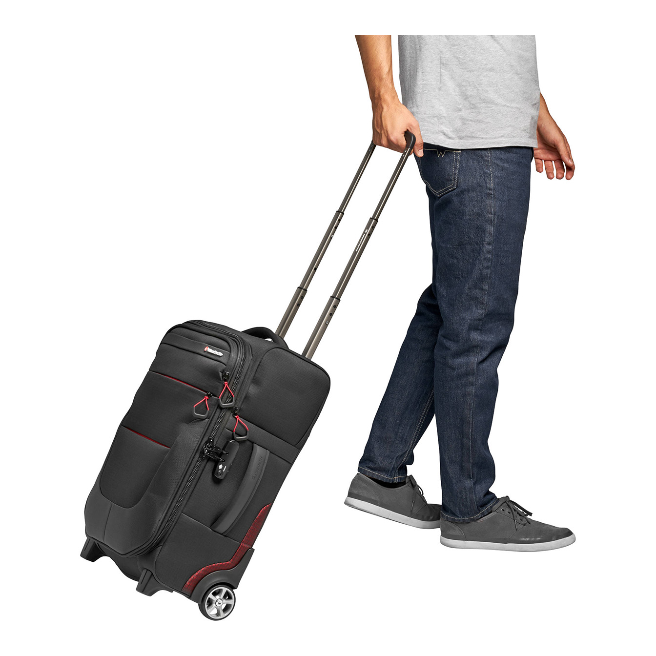 Manfrotto Pro Light Reloader Air-55 Carry-On Camera Roller Bag (Black) - Image 24