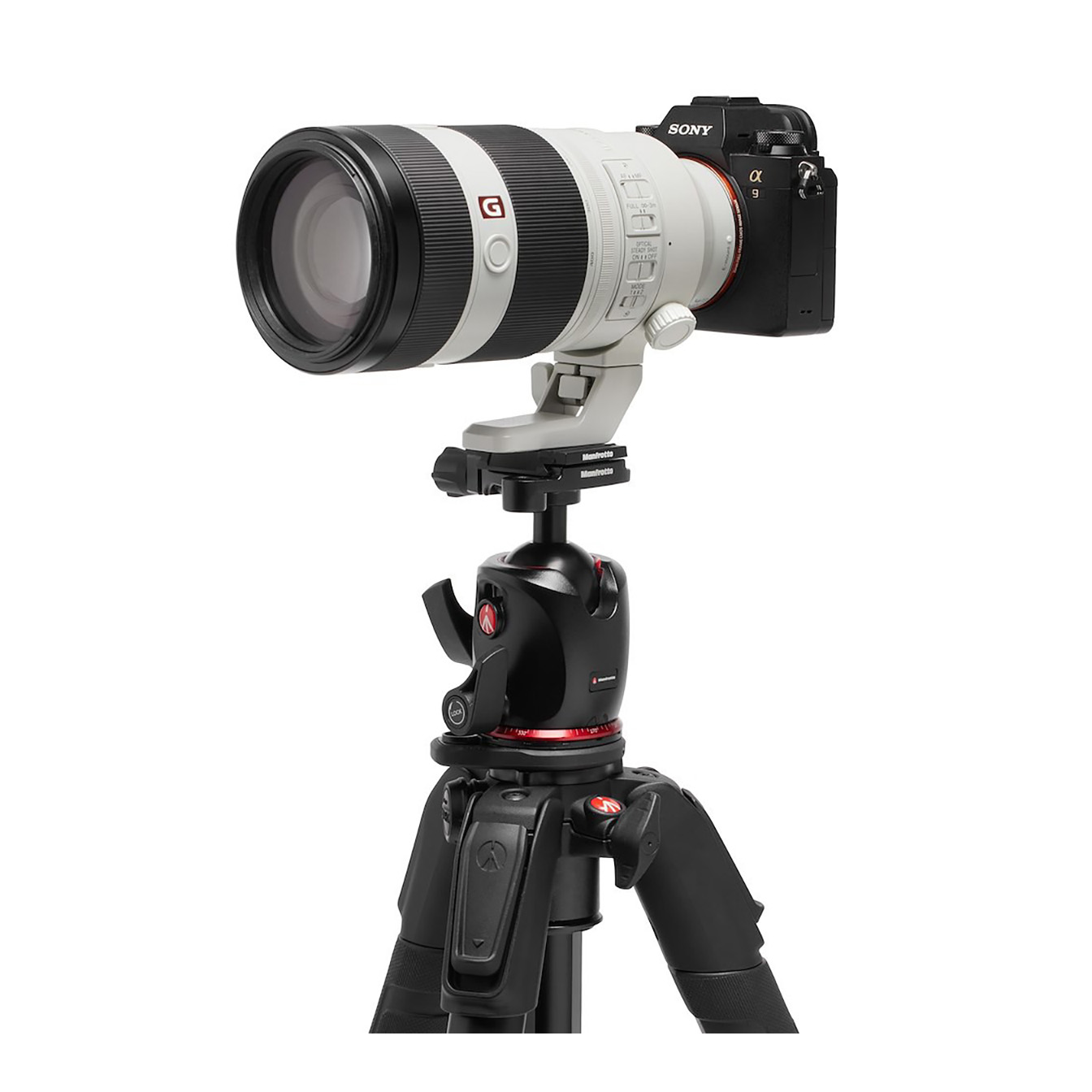 Manfrotto MK055XPRO3-Q6T Aluminum Tripod with XPRO Ball Head - Image 4
