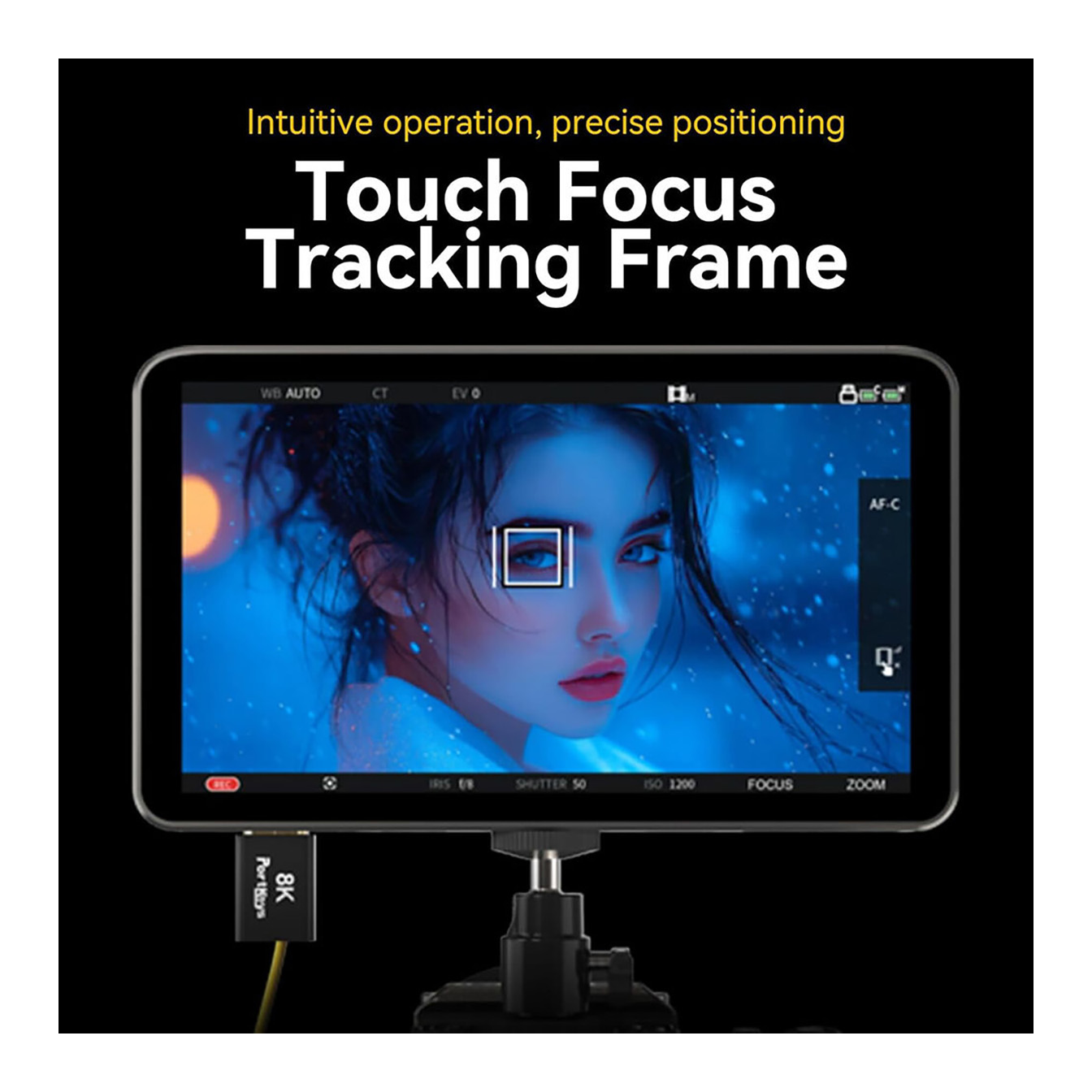 PORTKEYS LH7C 7" High-Brightness Touchscreen Monitor with Sunshade - Image 9