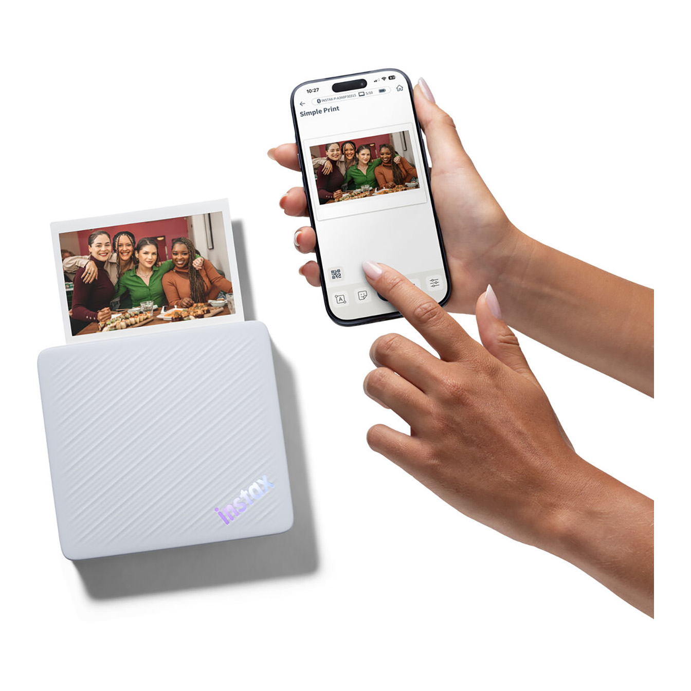 FUJIFILM instax Link WIDE 2 Smartphone Printer (Blue) - Image 10