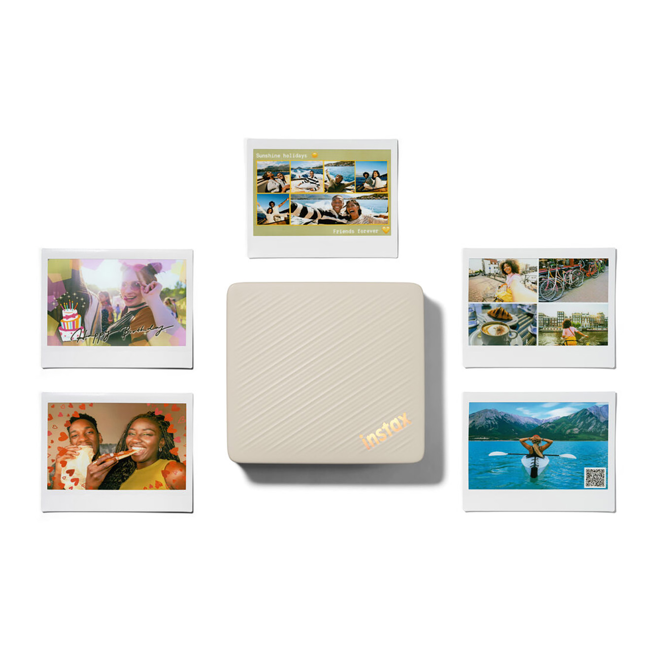 FUJIFILM instax Link WIDE 2 Smartphone Printer (Beige) - Image 12