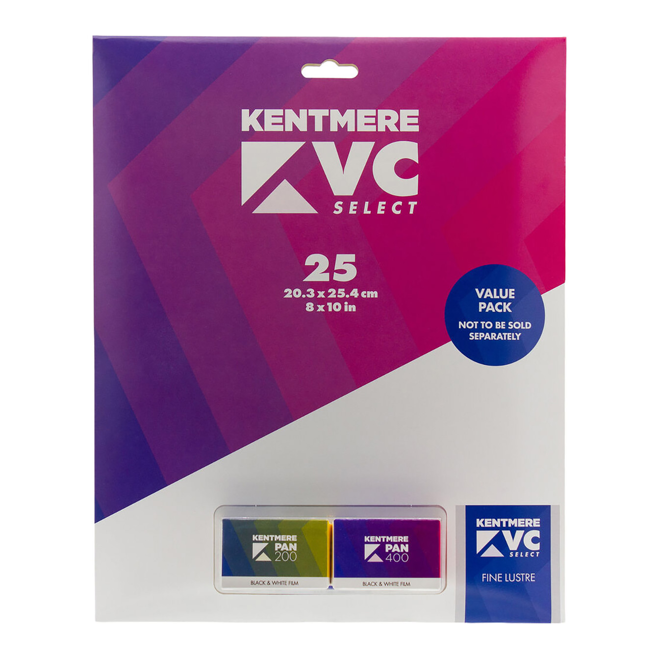 Kentmere Pan 200/400 Black & White Film Value Pack (35mm Film, 36 Exp, 2-Pack)