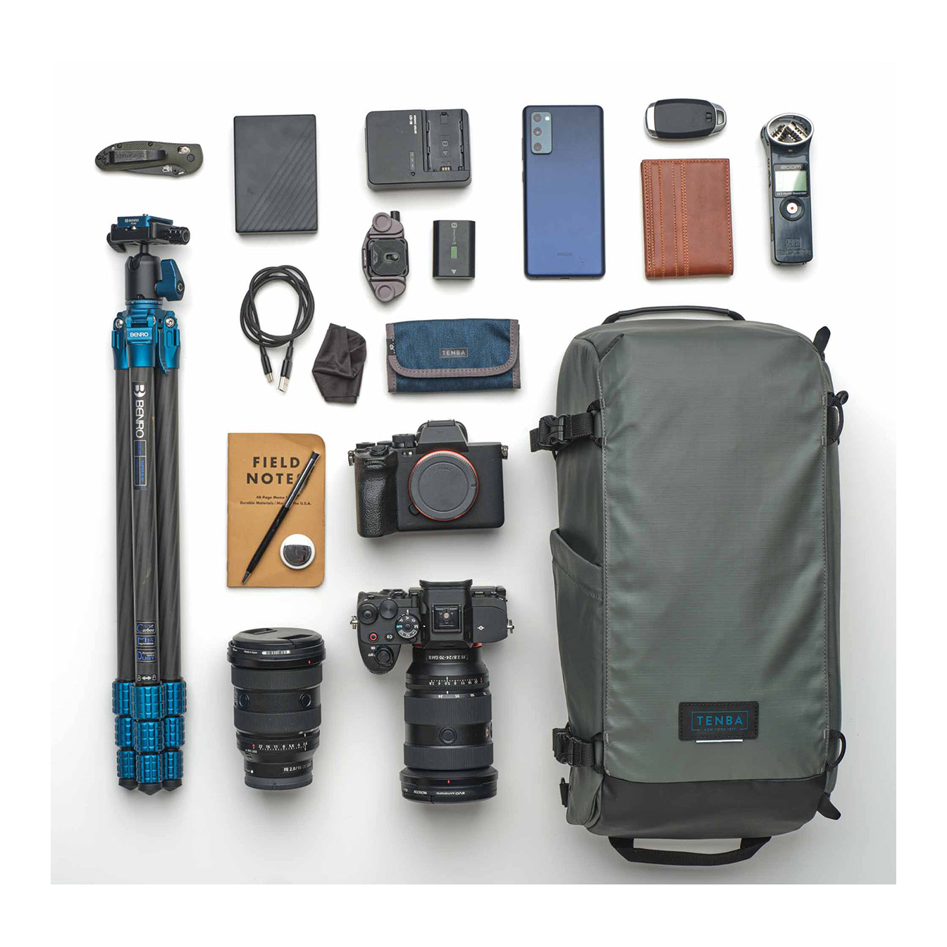 Tenba Solstice V2 Sling Bag (Gray, 16L) - Image 18