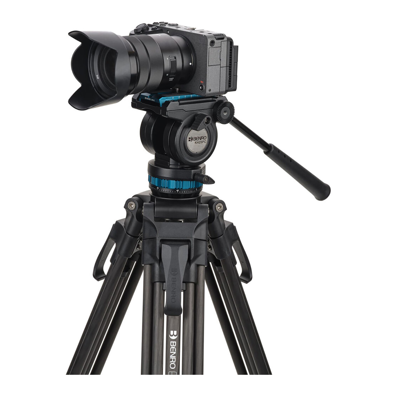 Benro C572LLKH Lightning Lock Tripod Kit with KH Head (Carbon Fiber, 60mm Bowl) - Image 17
