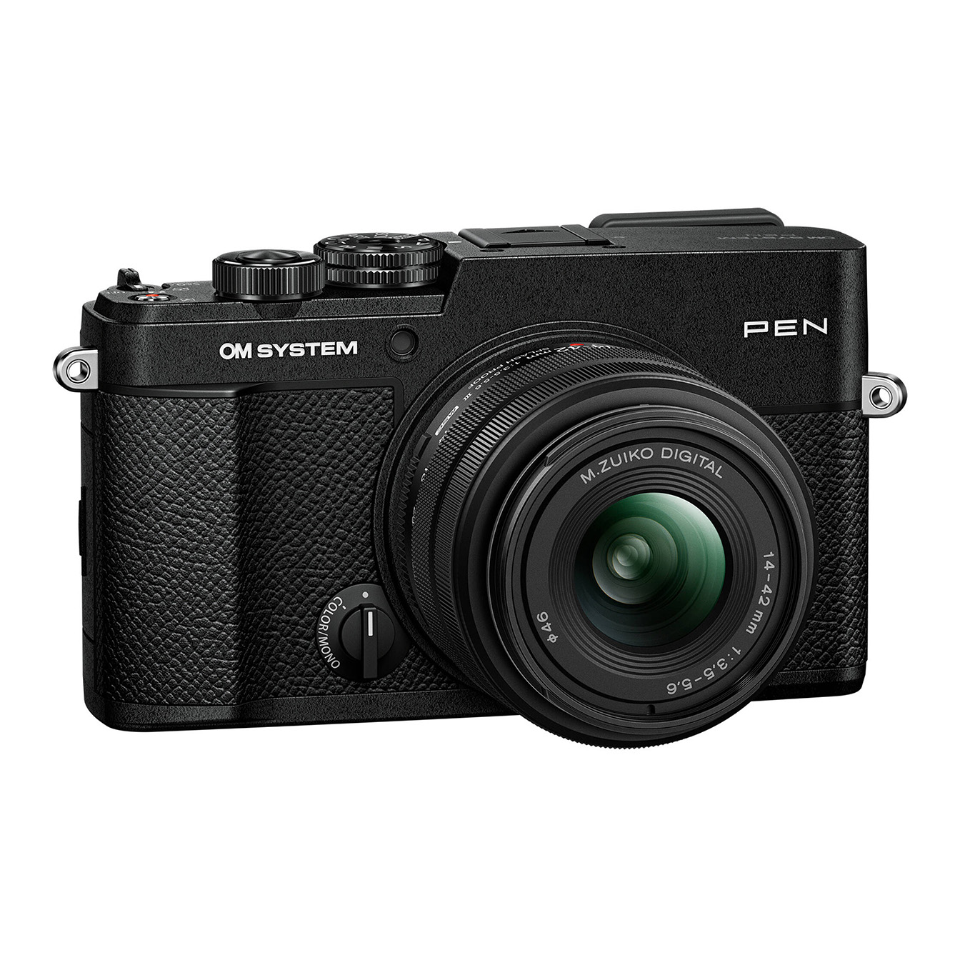 OM SYSTEM PEN Mirrorless Camera with 14-42mm III Lens (Black) - Image 8