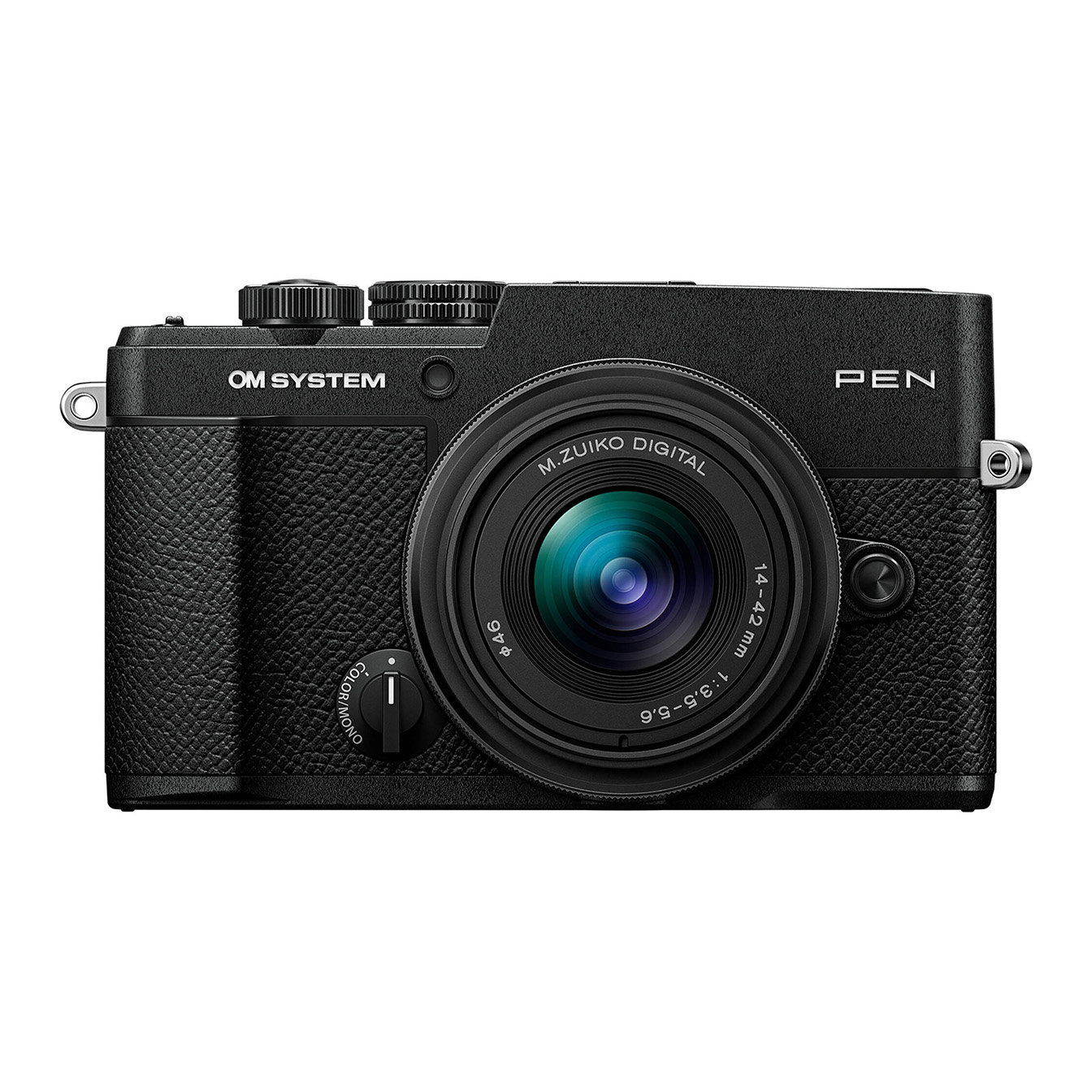 OM SYSTEM PEN Mirrorless Camera with 14-42mm III Lens (Black)
