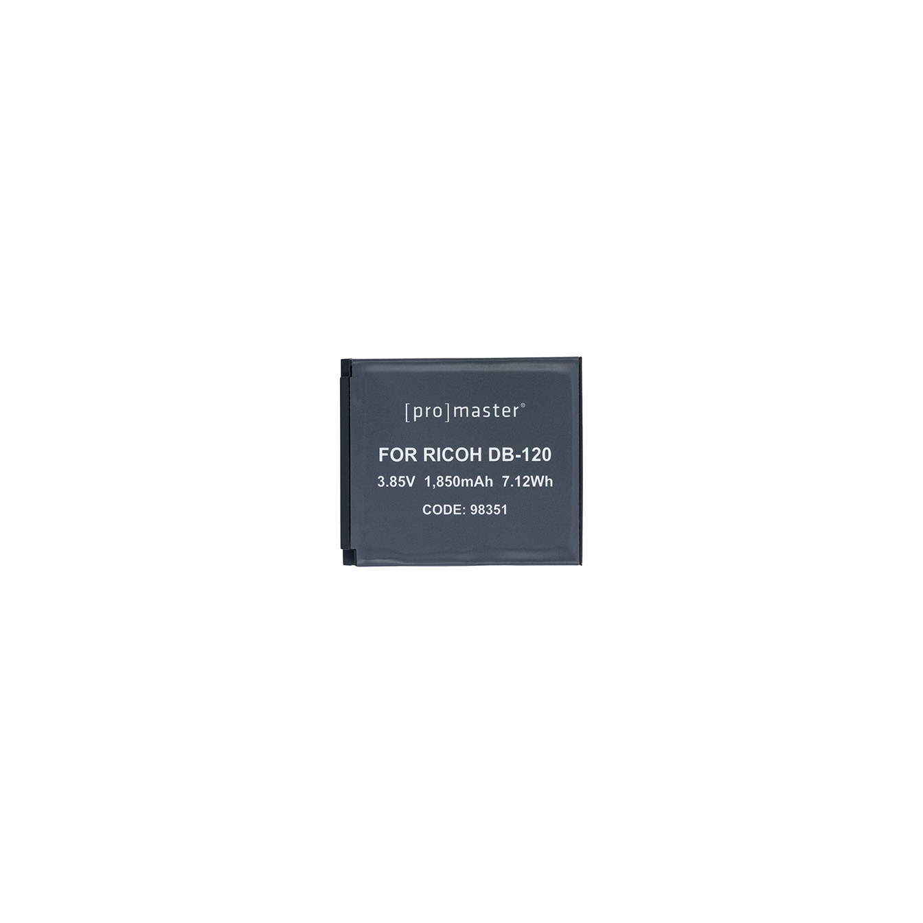 ProMaster DB-120 Ricoh Lithium Ion 3.85V 1850mAh - Image 2