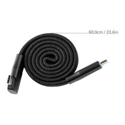 Alternative view of SmallRig 240W USB-C 3.2 Gen 2x2 Magnetic Self-Coiling Cable (23.6")