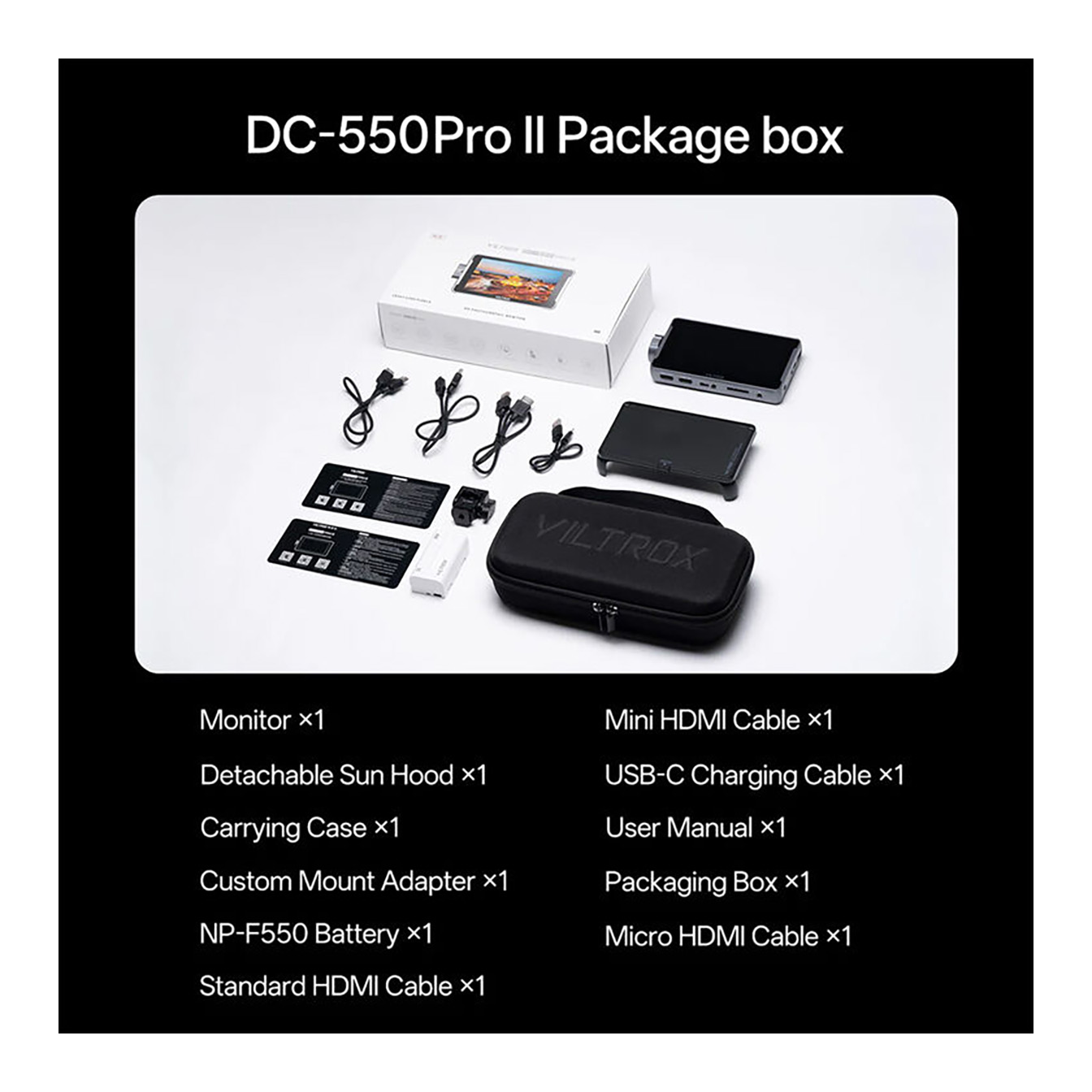 Viltrox DC-550 PRO II 5.5" Touchscreen HD Monitor - Image 4