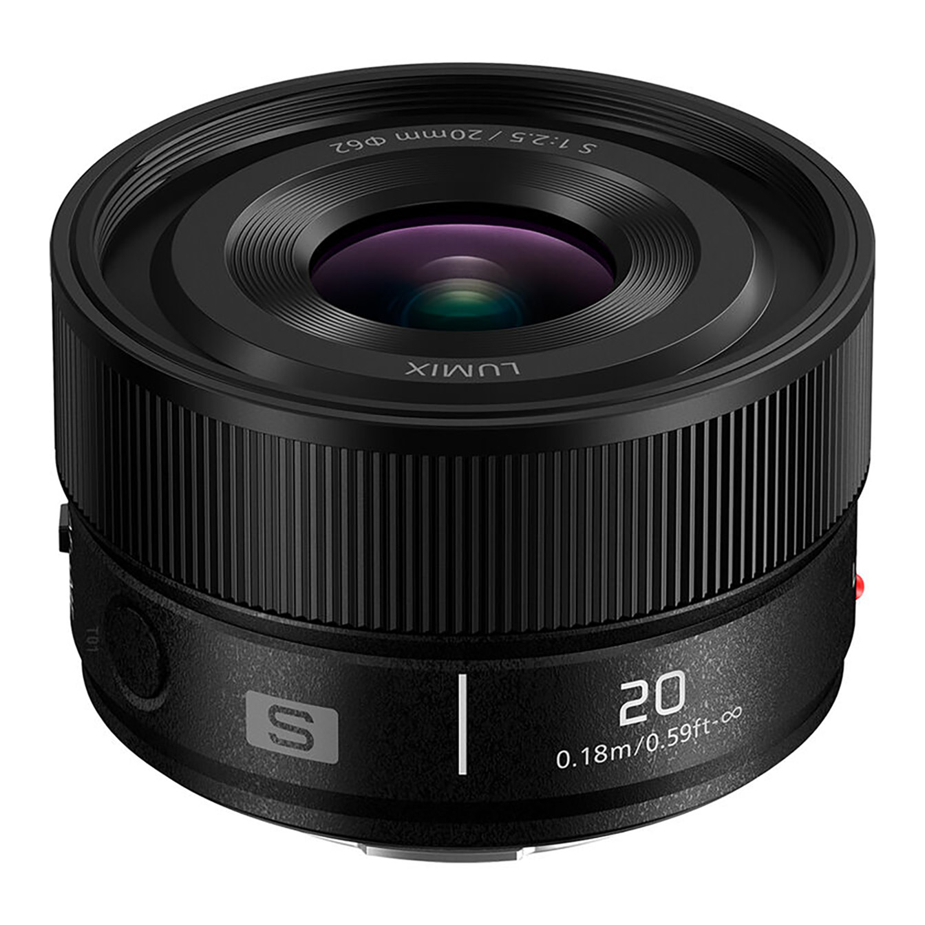Panasonic LUMIX S 20mm f/2.5 Lens (L-Mount, Black)