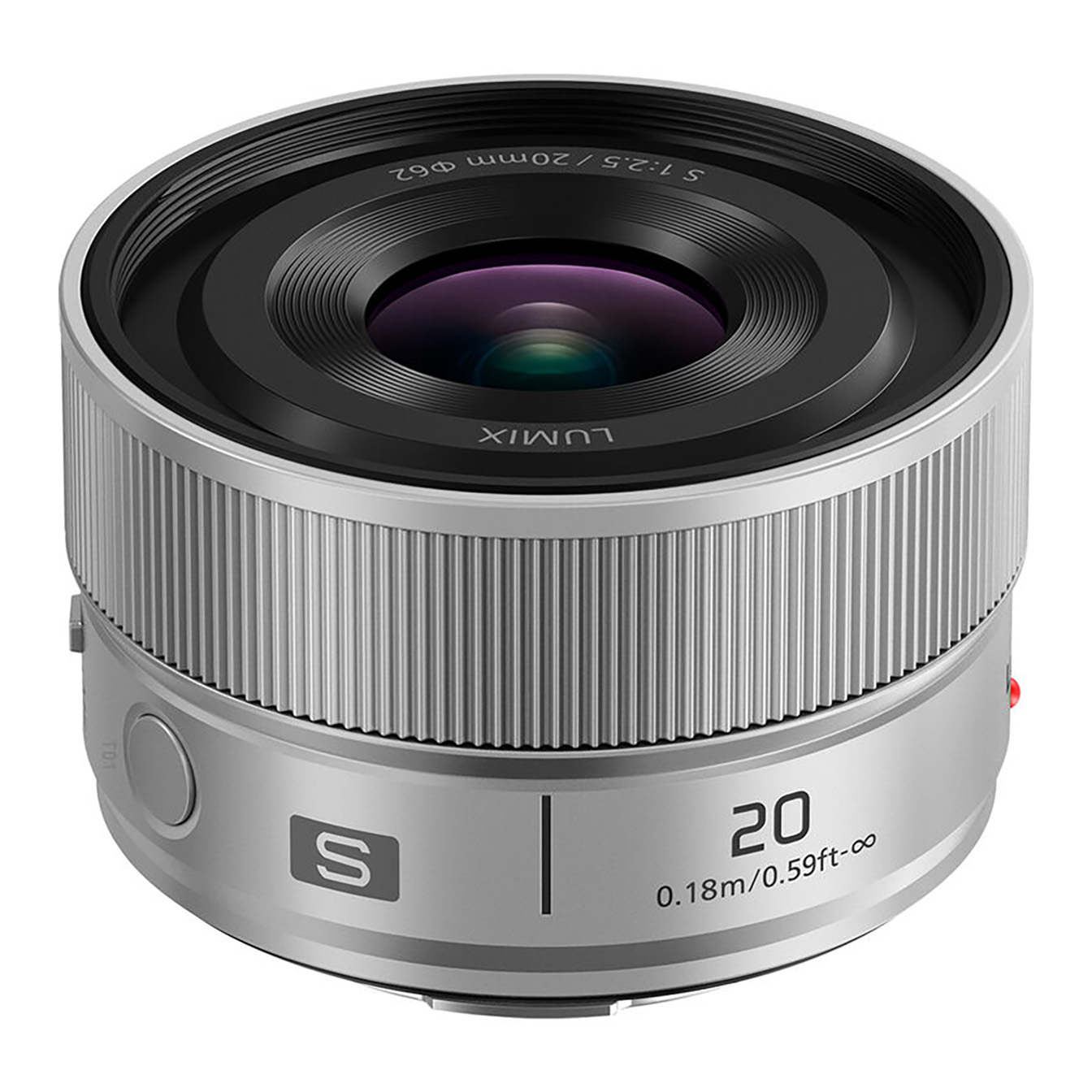 Panasonic LUMIX S 20mm f/2.5 Lens (L-Mount, Silver)