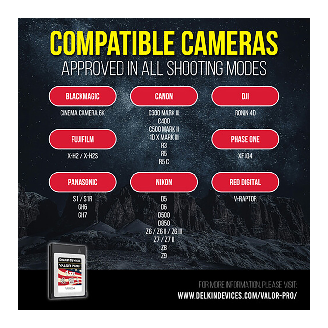 Delkin Devices 1TB Valor PRO CFexpress 4.0 Type B Memory Card - Image 9