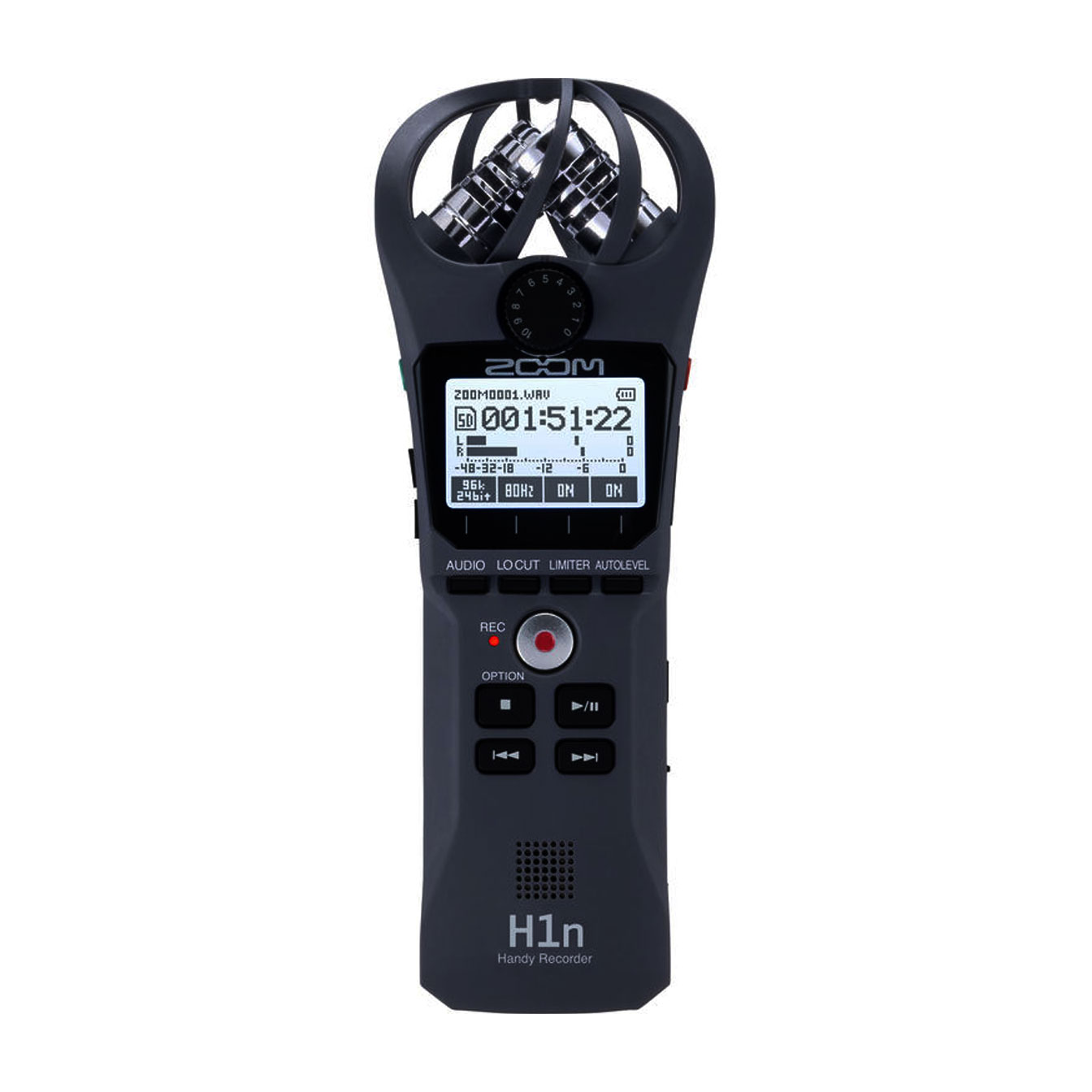 Zoom H1n 2-Input / 2-Track Portable Handy Recorder with Onboard X/Y Microphone